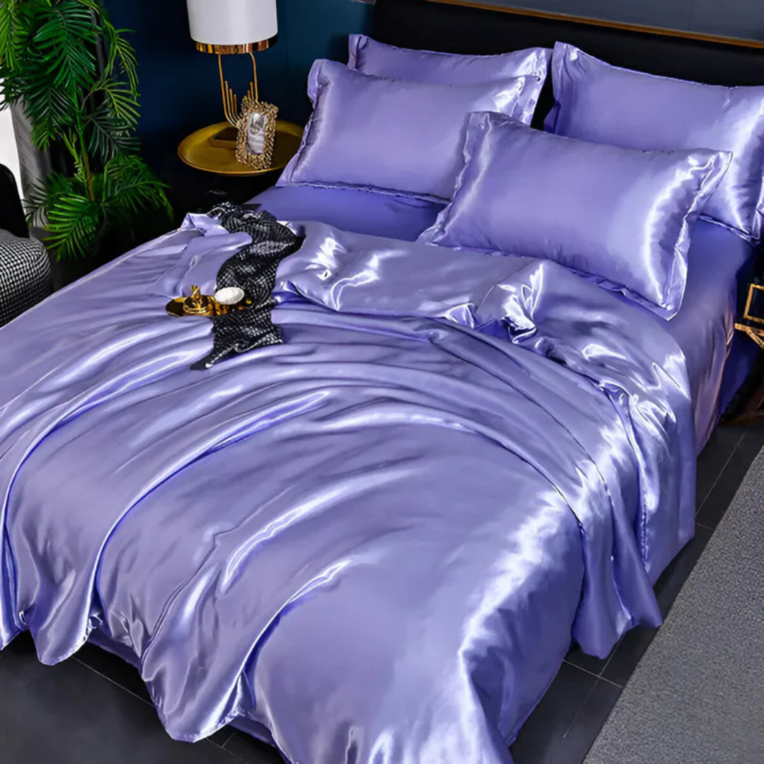 kaatw | Silk Satin Duvet Cover Bedding Set