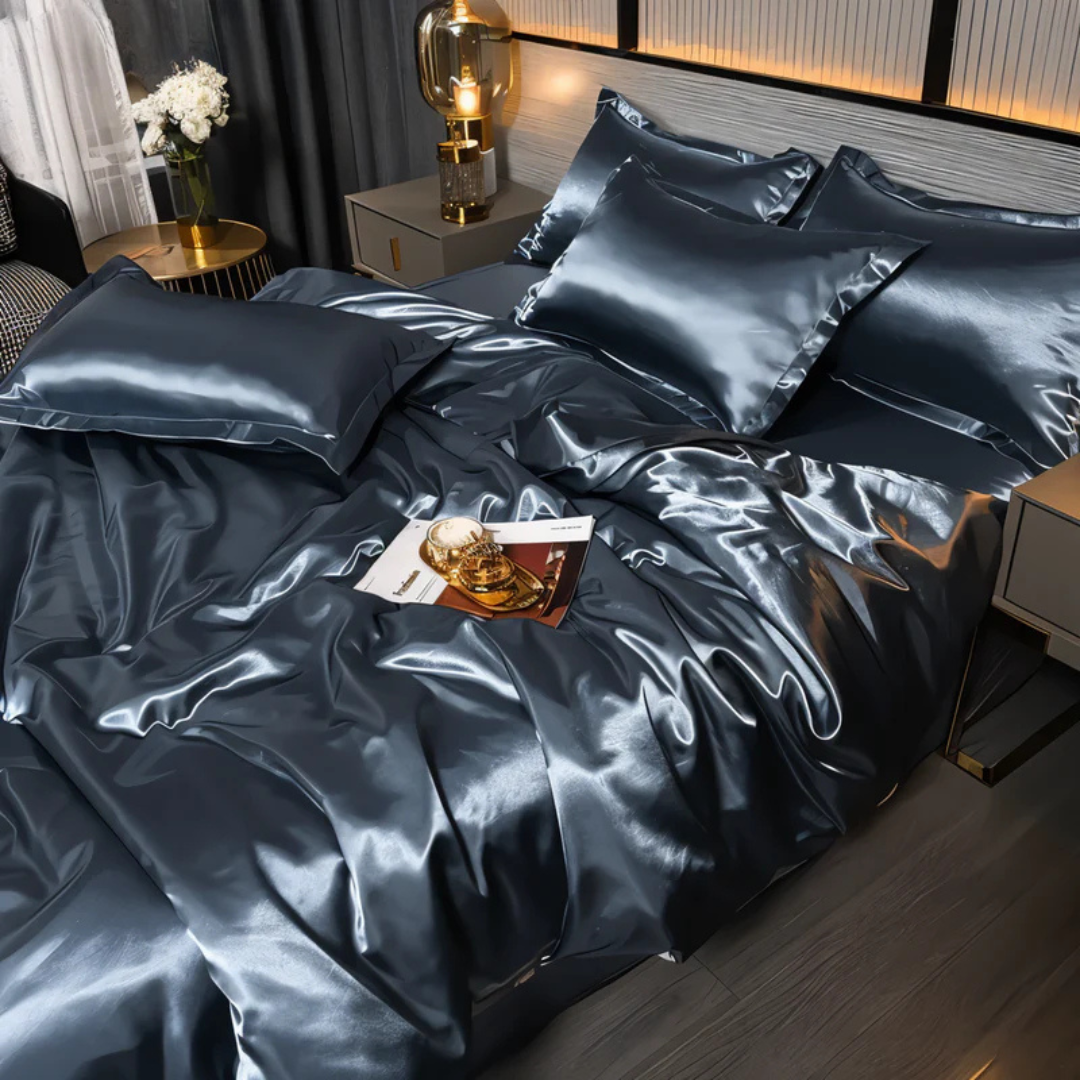 kaatw | Silk Satin Duvet Cover Bedding Set