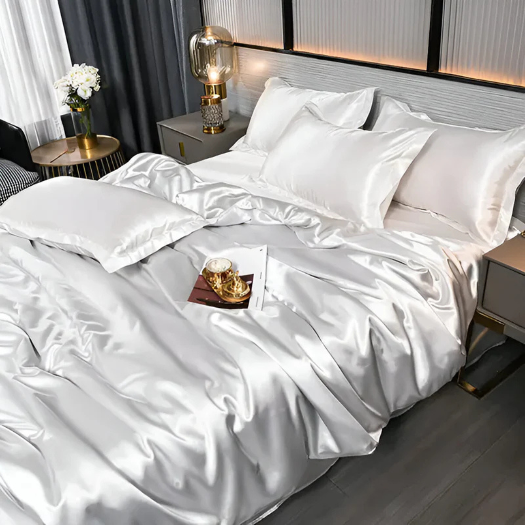 kaatw | Silk Satin Duvet Cover Bedding Set