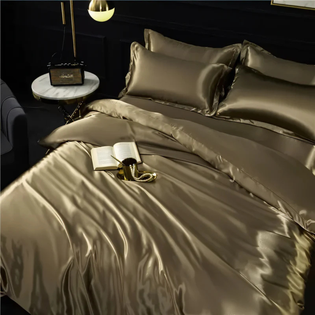 kaatw | Silk Satin Duvet Cover Bedding Set
