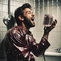 Microphone-Shaped Shower Head – A Fun & Unique Bathroom Accessory for Music Lovers, Perfect Gift for Men & Women