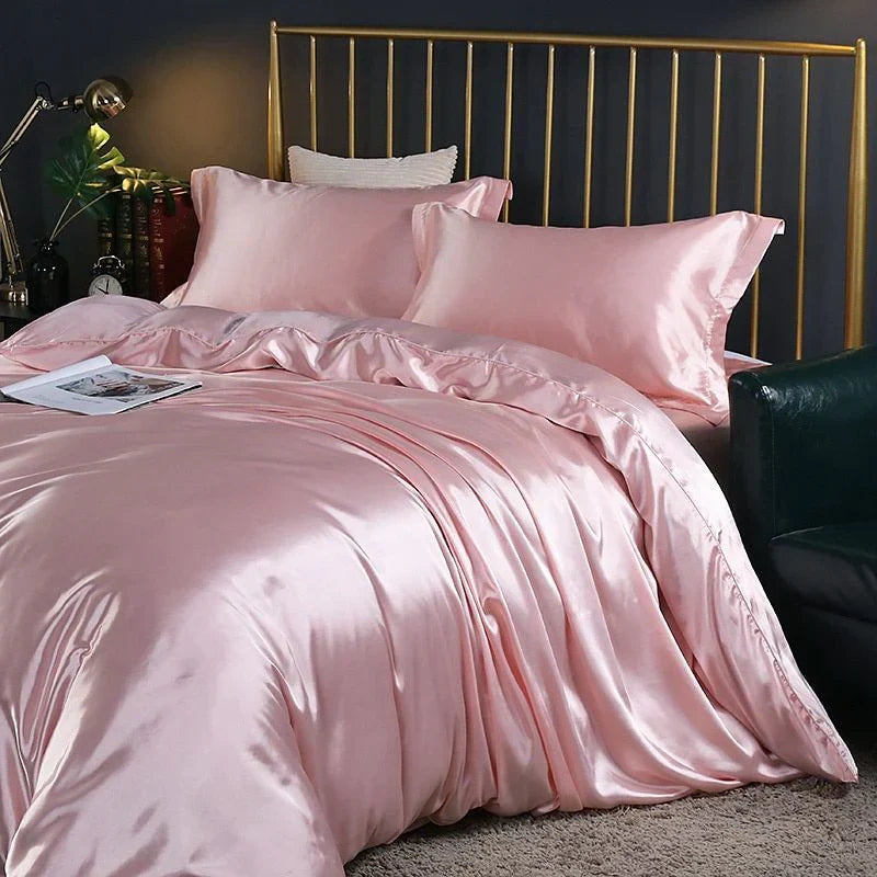 kaatw | Elegant Satin Silk Bedding Set - Luxurious Comfort for Every Night