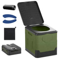 Portable Folding Toilet - Lightweight Outdoor Potty Multifunctional Mobile Toilet for Adults