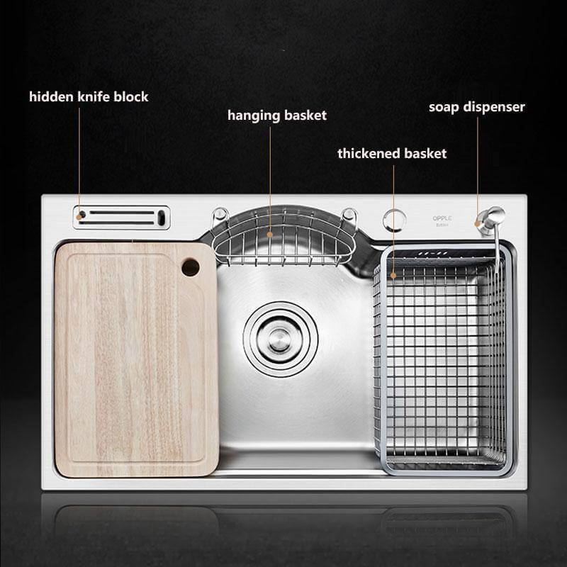 Stainless Steel Multifunctional Kitchen Sink