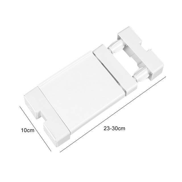 No-Drill Adjustable Kitchen Cabinet Organizer Rack