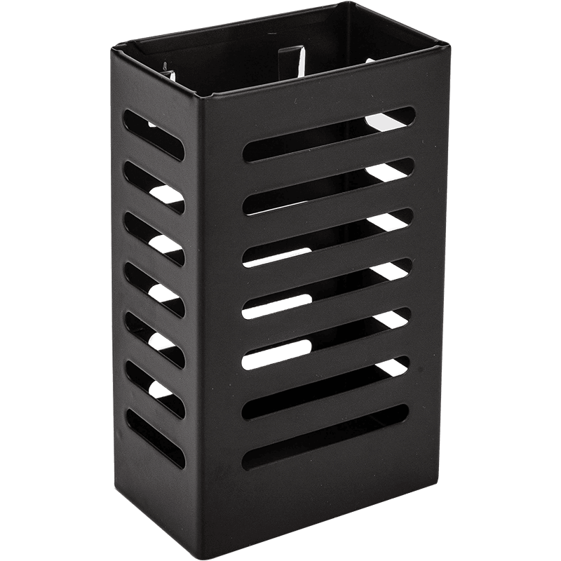 Mat Black No Drill Metal Kitchen Storage