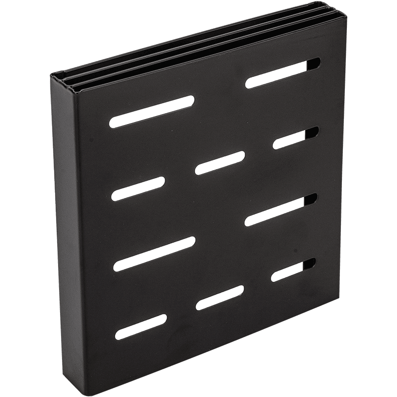 Mat Black No Drill Metal Kitchen Storage