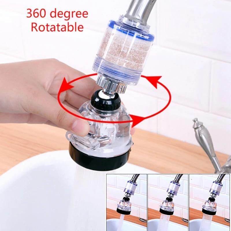 Multifunction Rotatable Water Spray Faucet Filter
