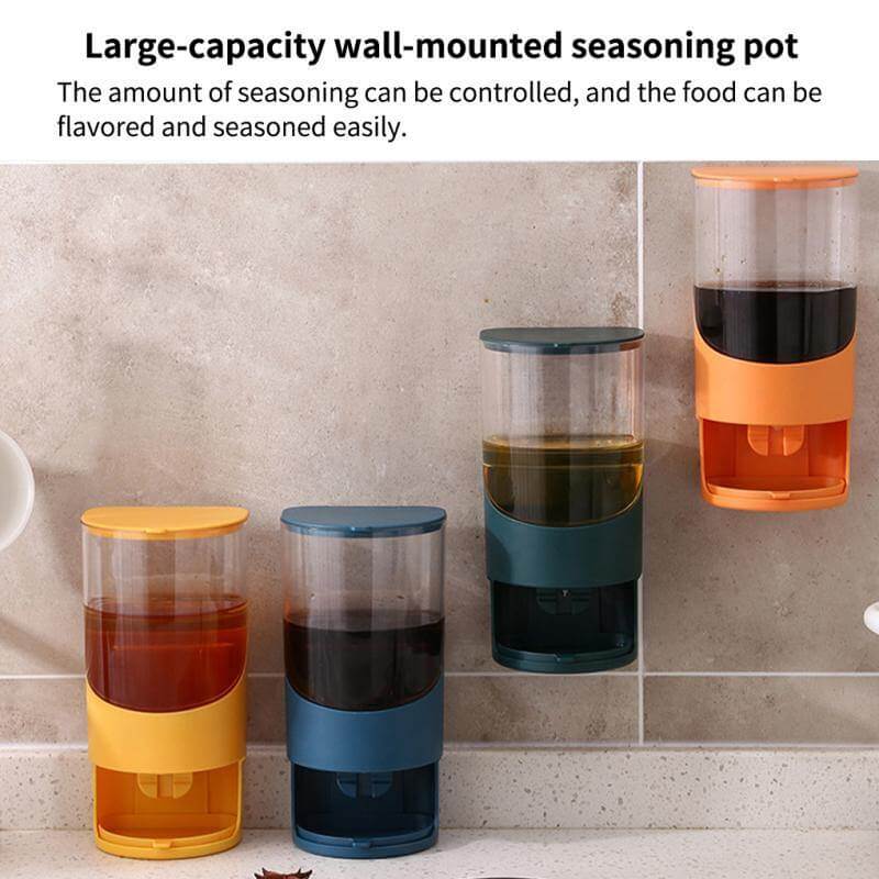 Wall Mounted Kitchen Oil Storage Dispenser