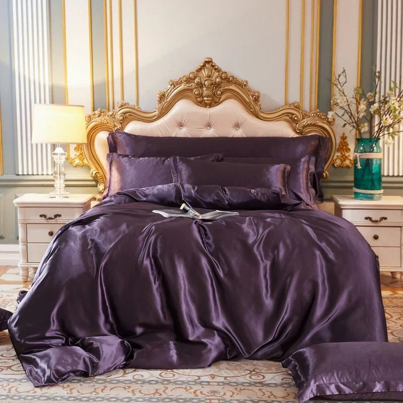 kaatw | Elegant Satin Silk Bedding Set - Luxurious Comfort for Every Night