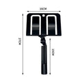 Paint Baffle Holder with Extension Pole – 360° Rotating Cleaning Tool for Paint Color Separation, Anti-Splash, Easy-to-Clean, and Durable Design