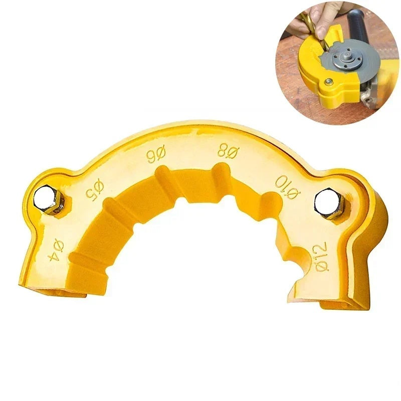 Drill Bit Sharpener – Angle Grinder Attachment for Sharpening Twist Drill Bits (4 in or 5 in Grinders)