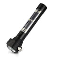 Tactical Solar Flashlight – 10-in-1 USB Rechargeable Survival Tool with SOS Alarm, Glass Breaker & Camping Emergency Kit