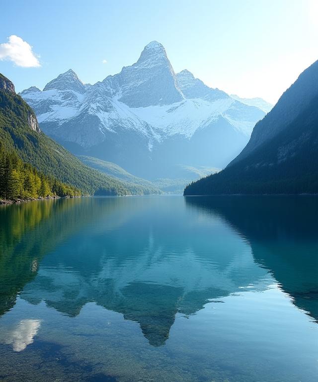 Kristallklarer Bergsee, der die unberührte Natur der Schweizer Alpen widerspiegelt.
